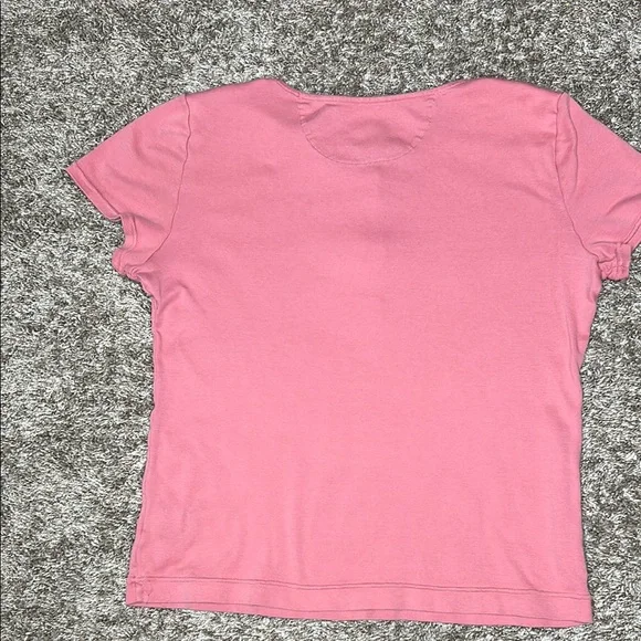 Lauren Ralph Lauren Pink Button-Up Top - Picture 3 of 4